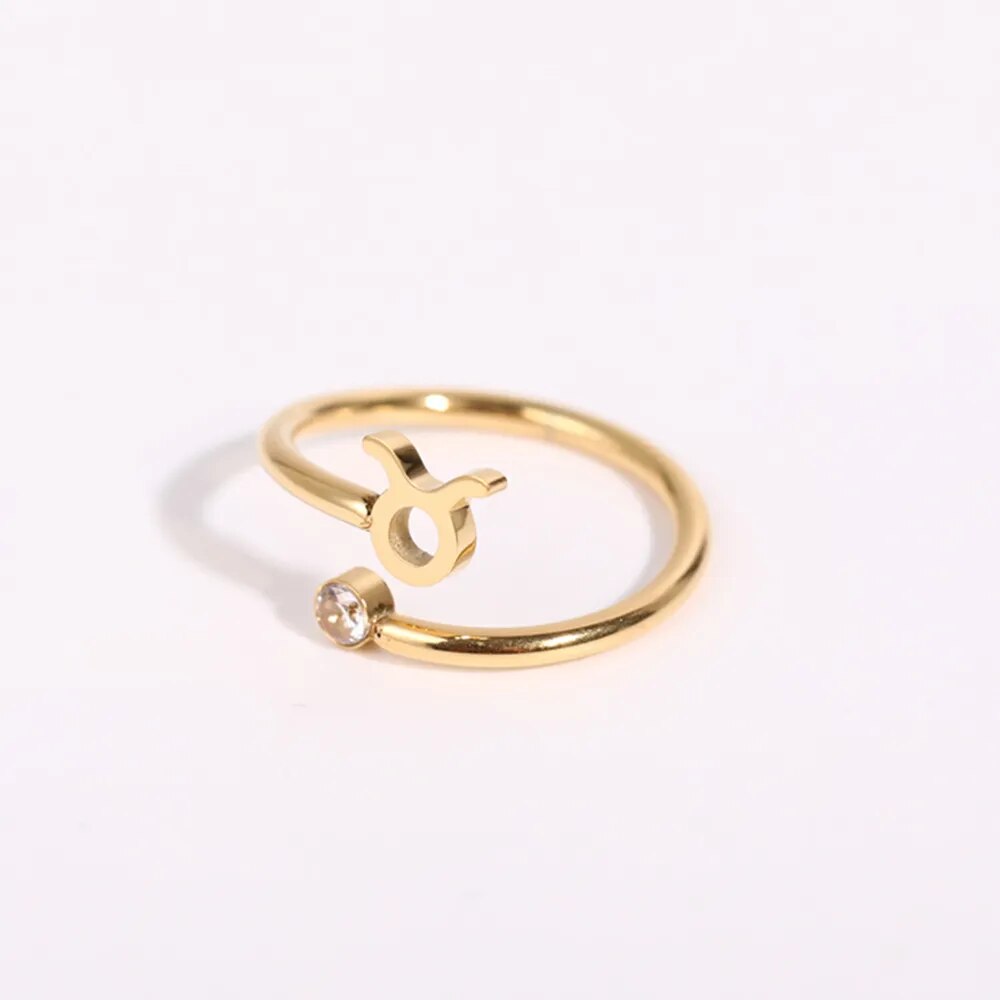 Zendia® Adjustable Zodiac Birthstone Ring