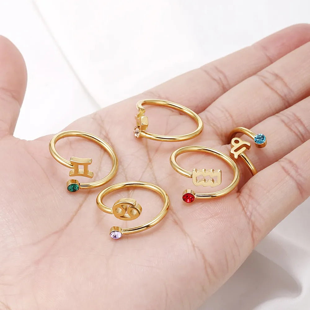 Zendia® Adjustable Zodiac Birthstone Ring
