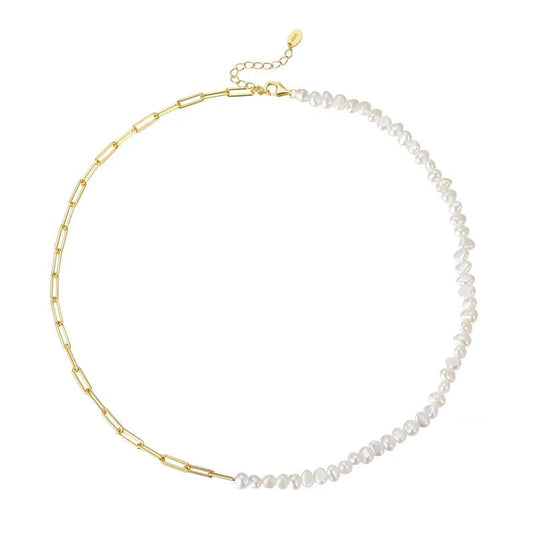 Rhoni® 14K Gold Paper Clip Pearl