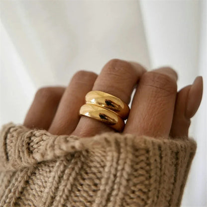 Birdie Stack Ring