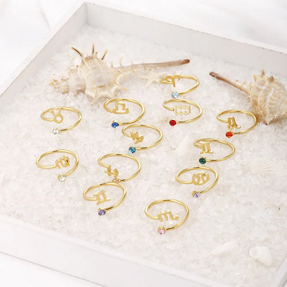Zendia® Adjustable Zodiac Birthstone Ring